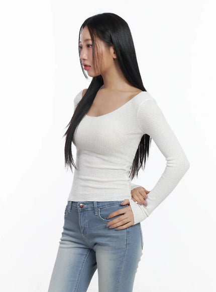 basic-v-neck-ribbed-long-sleeve-top-cf503