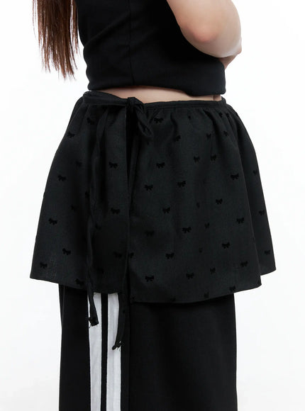 layered-heart-print-wrap-skirt-cs501