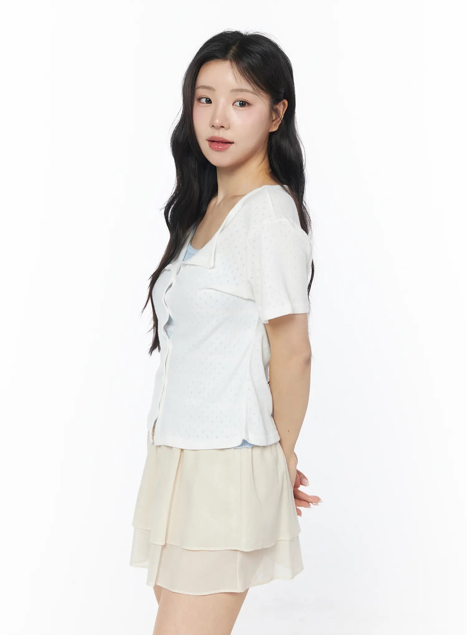 short-sleeve-pointelle-cardigan-cy522