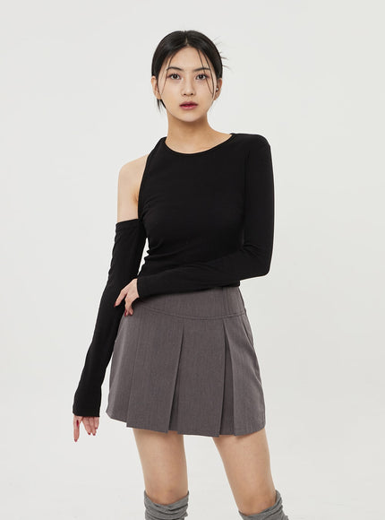 Pleated Mini Skirt BF314