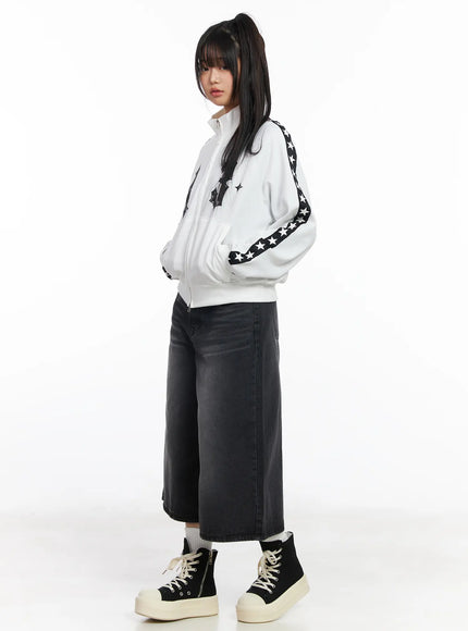 Mavis Capri Wide Leg Jeans CF504