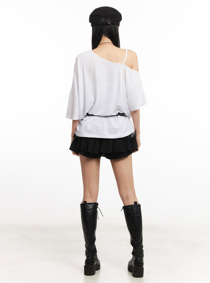 Low-Rise Flirty Ruffle Skirt CA514