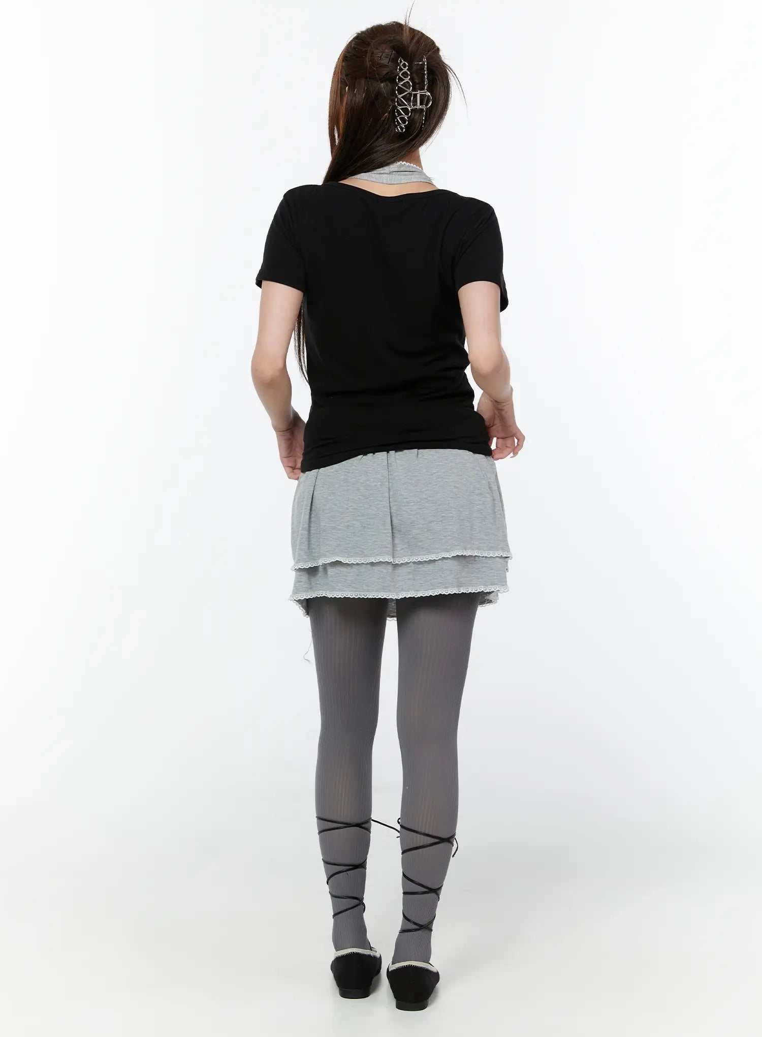 lace-trim-layered-mini-skirt-cy519