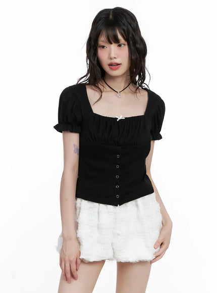 ribbon-detail-puff-sleeve-top-il528