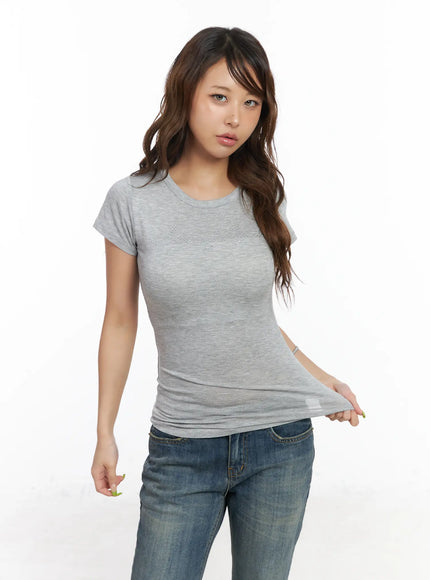 rhinestone-lettering-top-cm520 / Gray