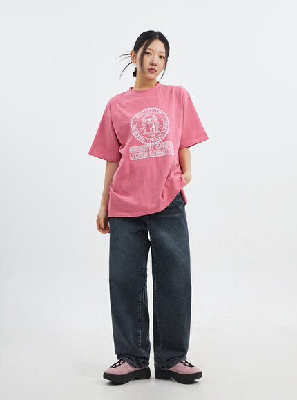 Straight Leg Baggy Jeans CJ318