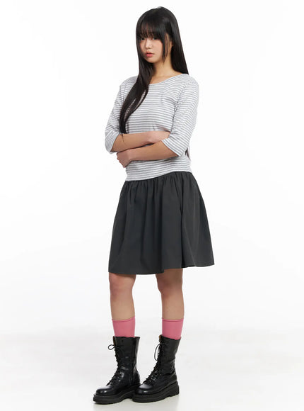 striped-three-quarter-sleeve-shirt-cf506-1