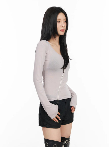 asymmetrical-zip-long-sleeve-shirt-cm517