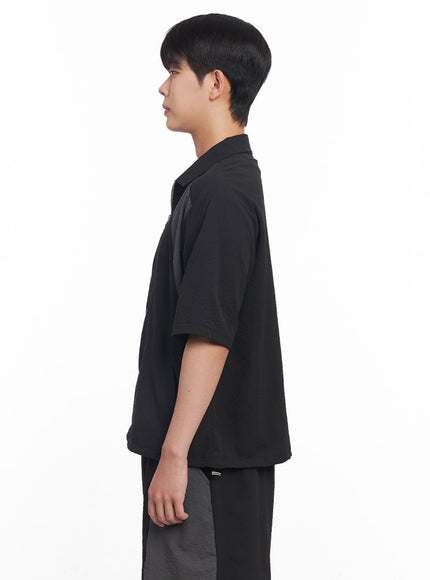 mens-zip-up-collared-half-sleeve-shirt-iy520