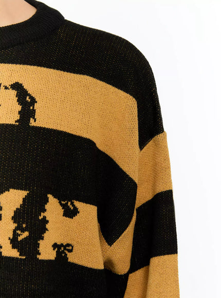 mens-graphic-striped-sweater-in506