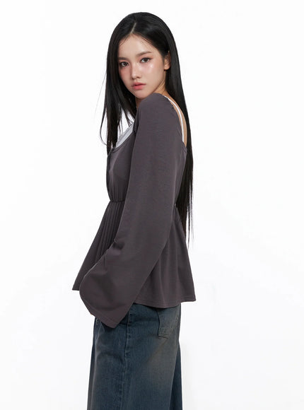 shirred-flowy-buttoned-long-sleeve-is525