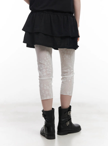 star-print-sheer-mid-length-leggings-cu519