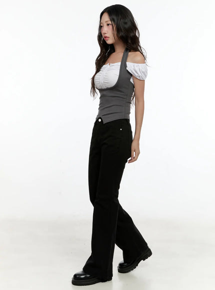 double-layer-short-sleeve-top-cl531