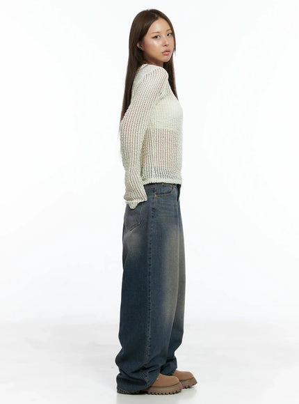 Finley Oversized Wide-Leg Jeans CS504
