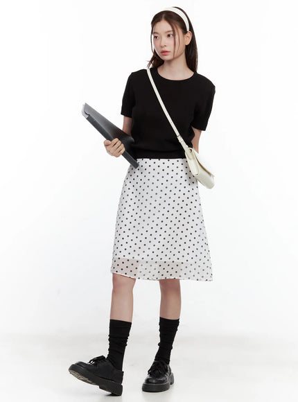 polka-dot-double-layered-midi-skirt
