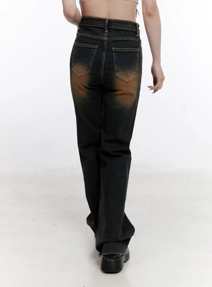 Dalia Vintage Washed Flare Jeans CO501