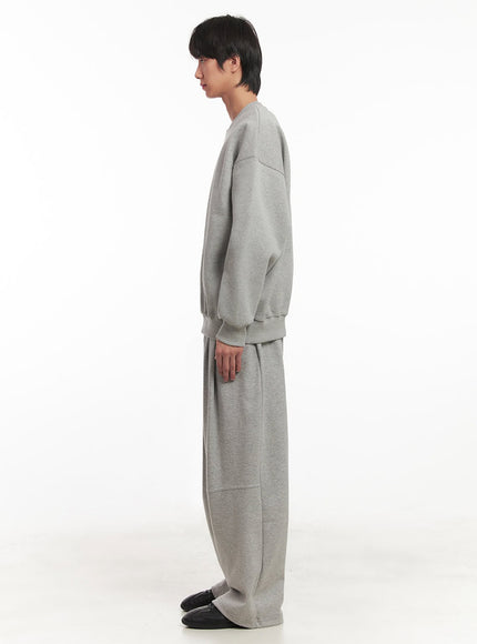 Men's Pintuck Wide-Leg Sweatpants IA510