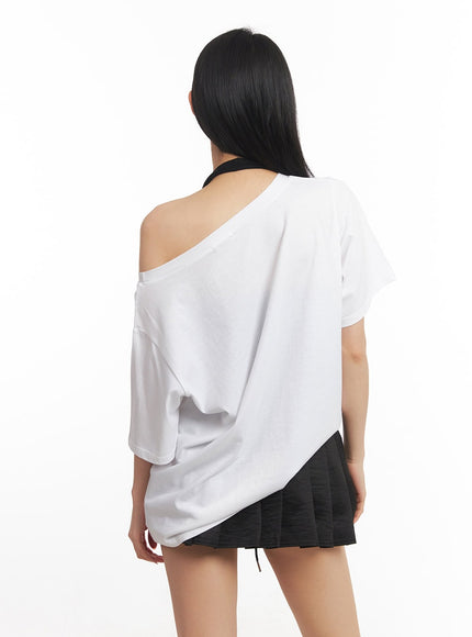 graphic-one-shoulder-oversize-t-shirt-ca503