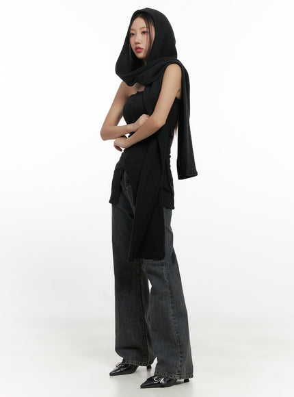 solid-sleeveless-long-top-cn419