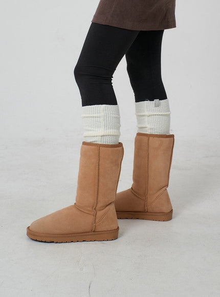 Kniehohe Stricksocken CJ303