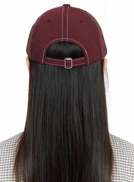 Lettering Stitched Baseball Cap IM530