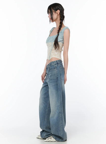 two-tone-lace-sleeveless-top-ca529