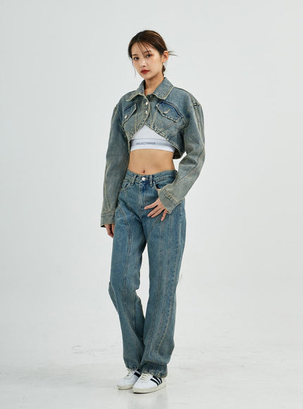 Silvia Washing Jeans Jacket CS27