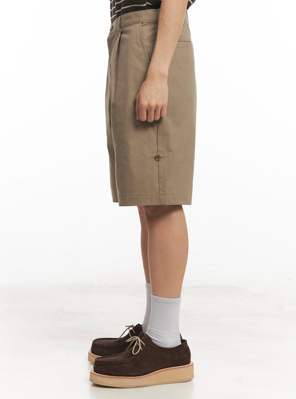 mens-roll-up-cotton-shorts-dark-beige-ia518