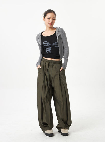 Square Neck Cropped Top CA318