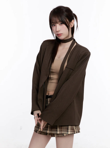 chic-shoulder-pad-tie-blazer-co501