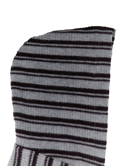 Casual Striped Hooded Muffler CJ512
