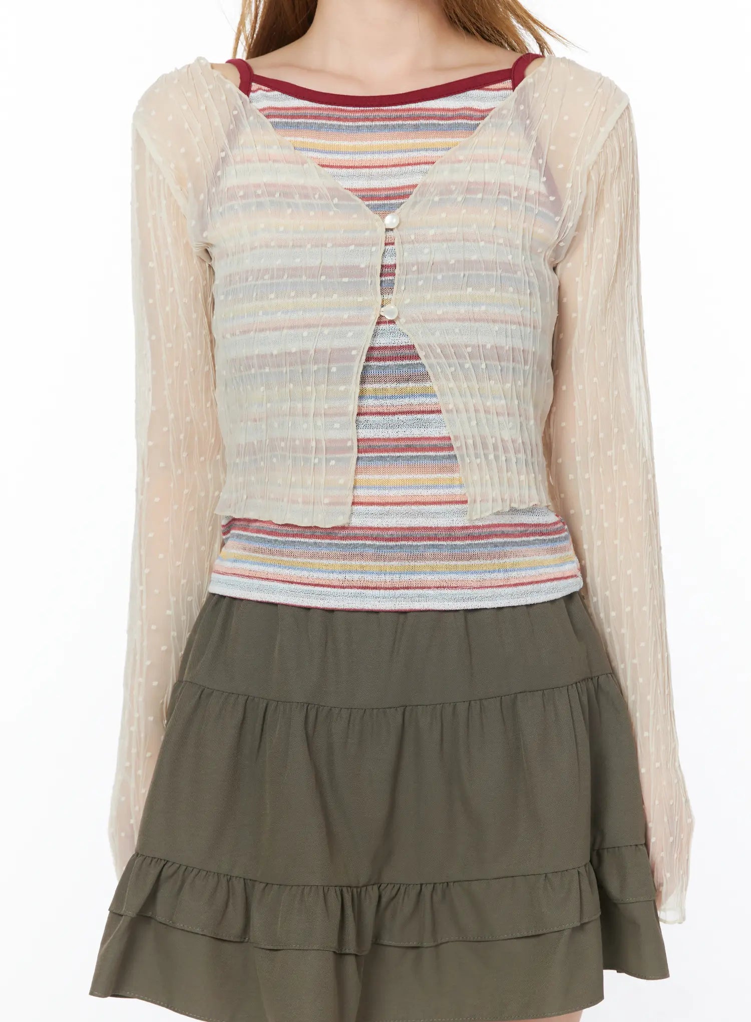 sheer-polka-dot-v-neck-cardigan-cy505