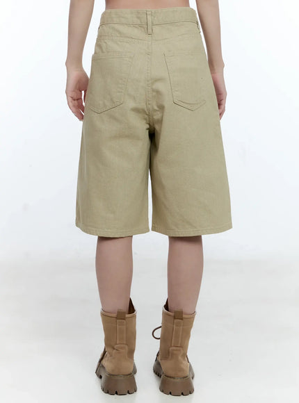 Wide-Leg Bermuda Shorts CG501