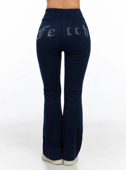 Graphic Bootcut Sweatpants CO515