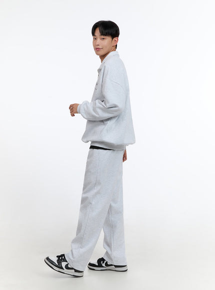 mens-banded-cotton-solid-sweatpants-white-is412