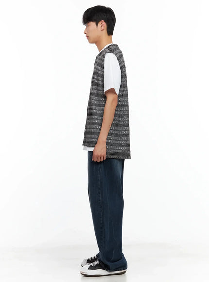 Men's Dark-Wash Vintage Jeans IL516