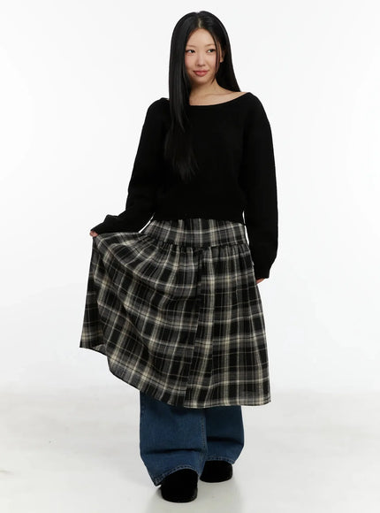 plaid-midi-skirt-id525