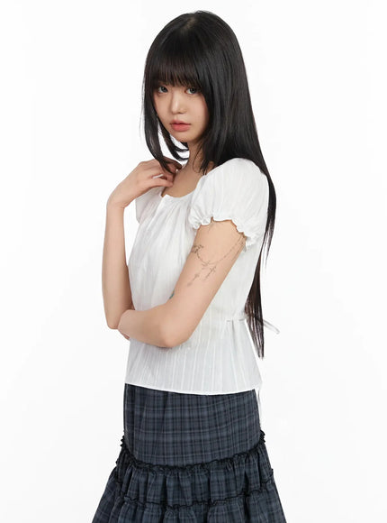 scoop-neck-button-placket-blouse-ia523