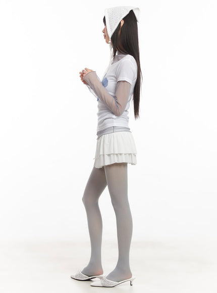 string-ribbon-ruffle-mini-skirt-ca522