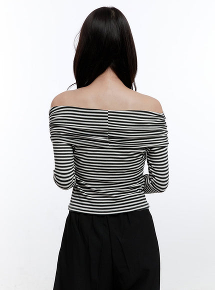 slim-fit-off-shoulder-striped-blouse-on418