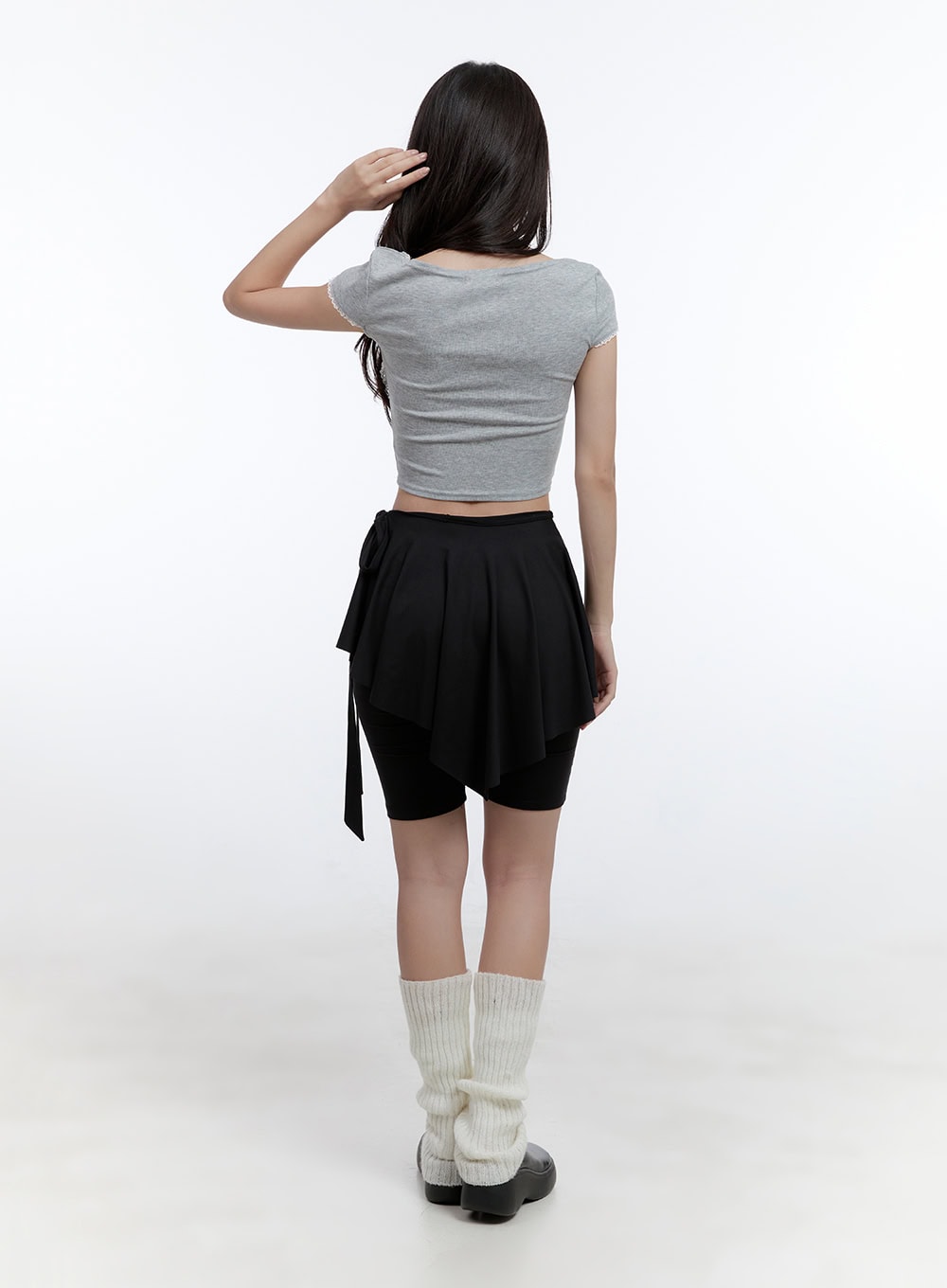 asymmetrical-wrap-solid-skort-cg413