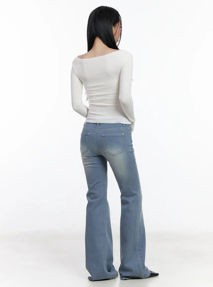 Sabi Double Washed Bootcut Jeans CF503