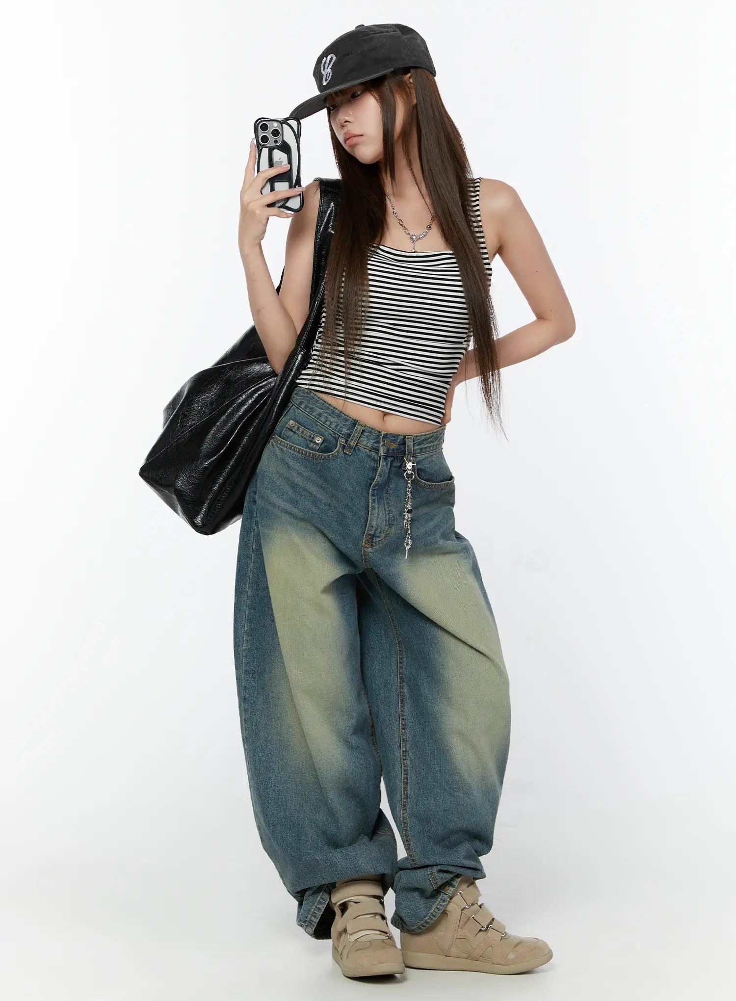 striped-padded-tank-top-cy519
