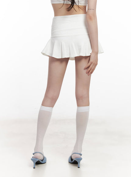 flared-ruffle-mini-skirt-cy520