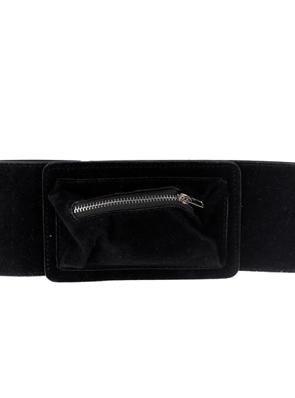 John Suede Pocketed Waist Belt CS529