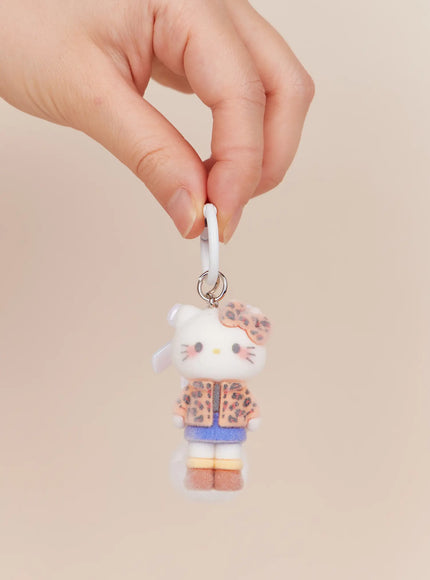mini-cute-cat-keyring-im527 / White