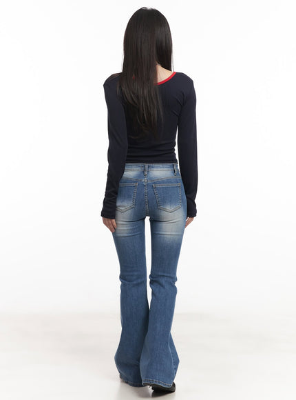 sylpha-slim-stitched-bootcut-jeans-ca530