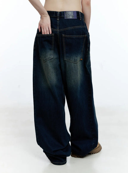 Jinnie Washed Wide-Leg Jeans CG511