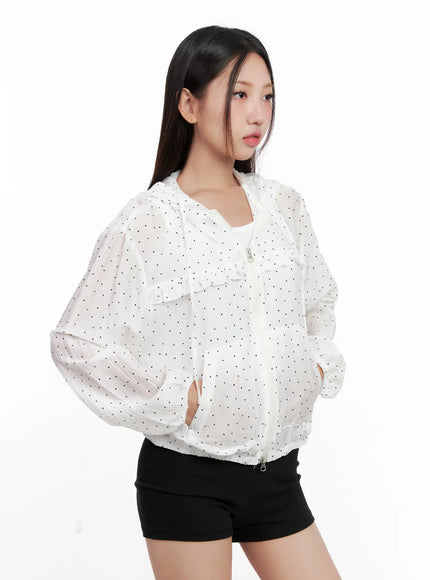 polka-dot-ruffle-windbreaker-cl521