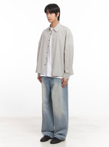 mens-loose-fit-checkered-collared-shirt-ia510